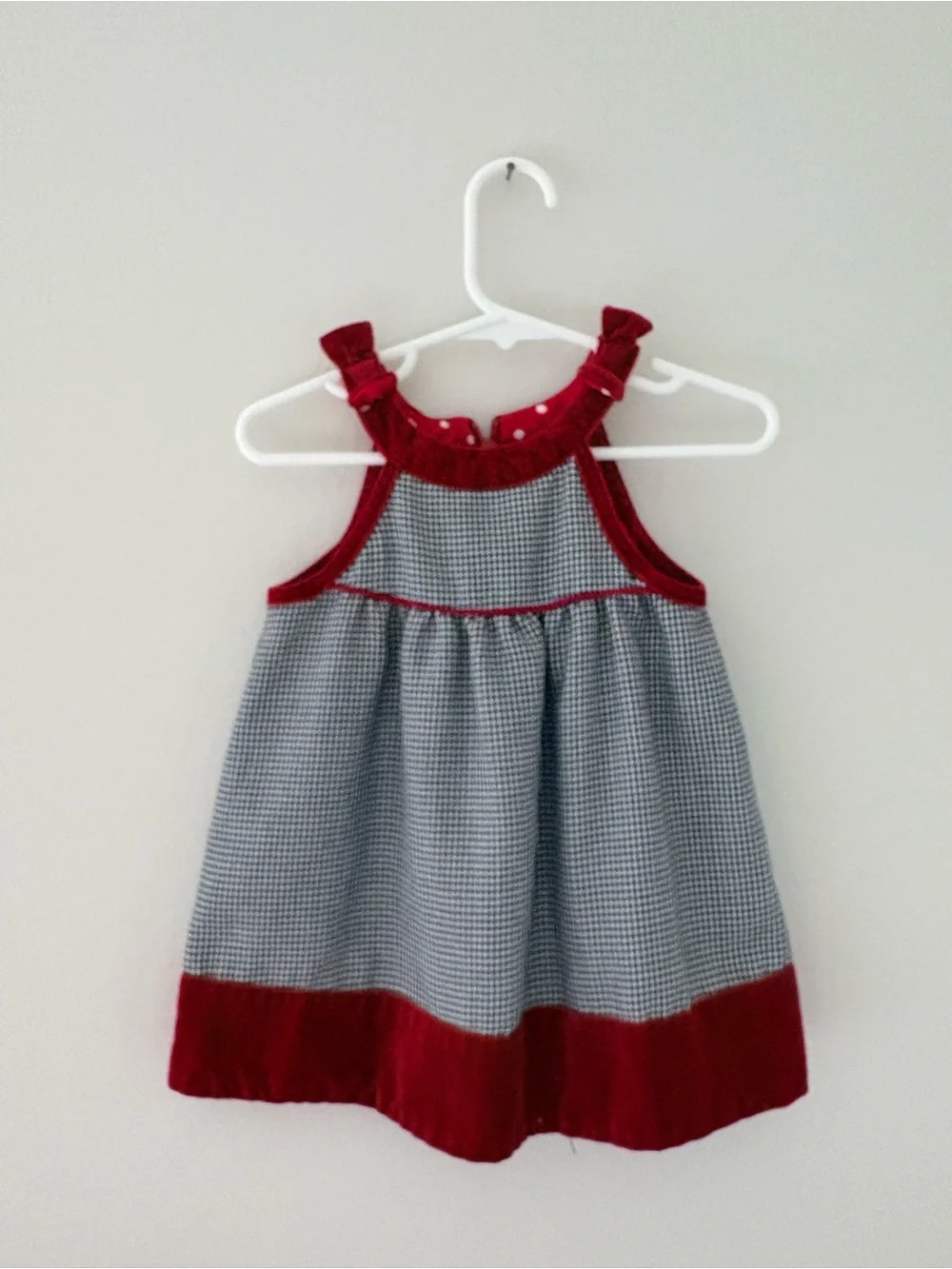 The Children's Place Red & Gray Houndstooth Sundress